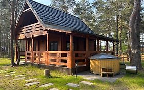 Nowe Domki w Borsku z Balią kąpielową